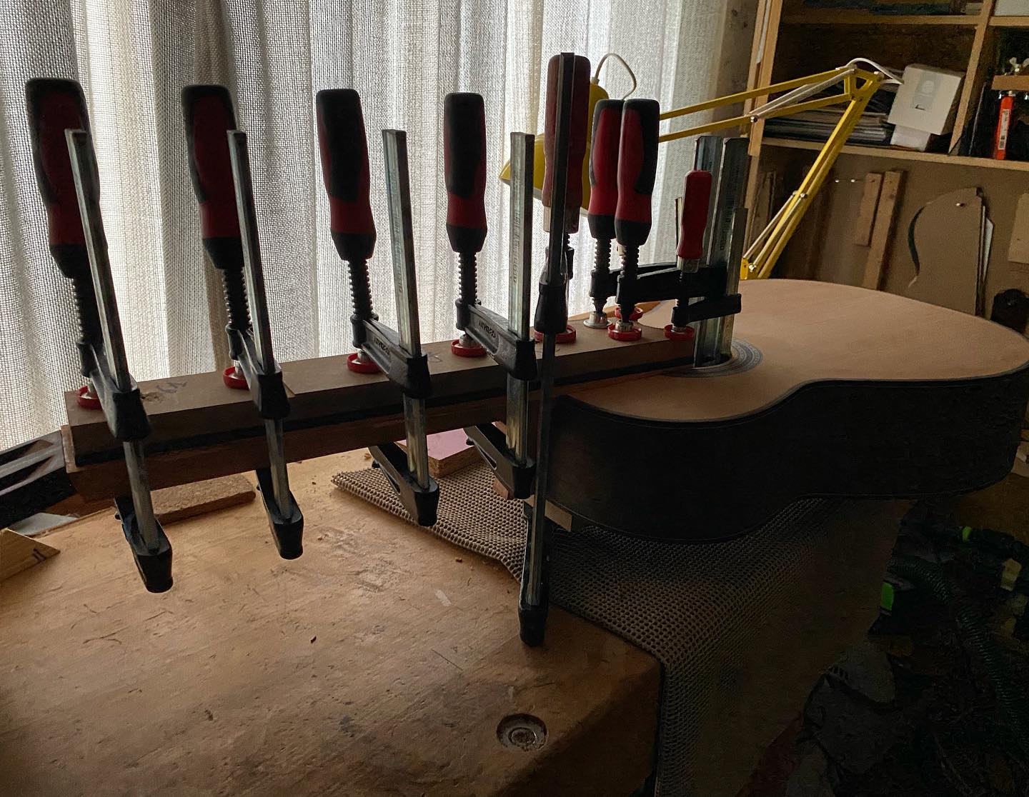 #Guitar #guitarbuilding #guitarbuilder #luthier #luthiery #luthery #classicalguitar #acousticguitar #handmade #wood #woodworking #whatsonyourbench